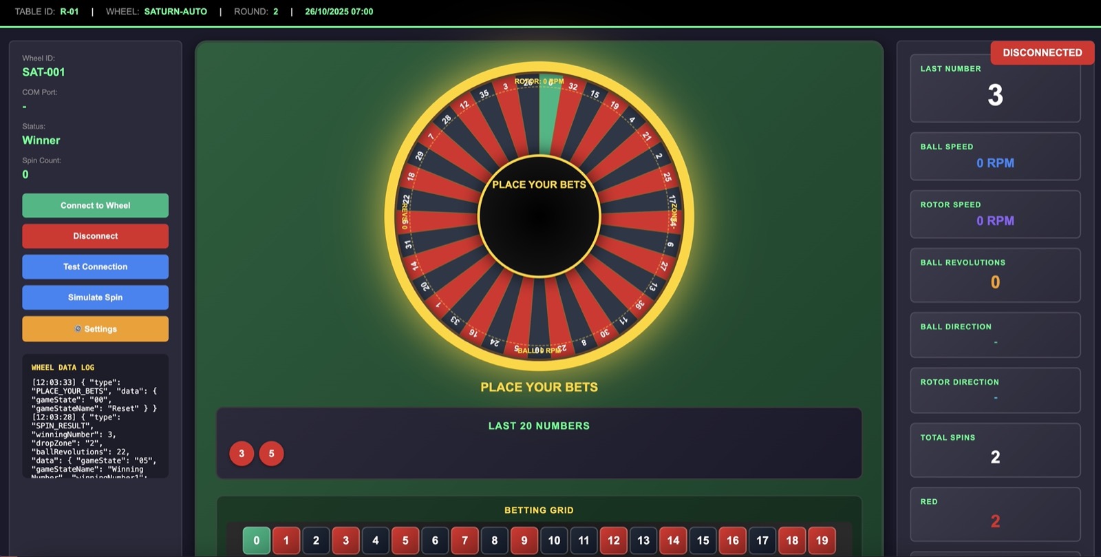 Roulette Presenter System